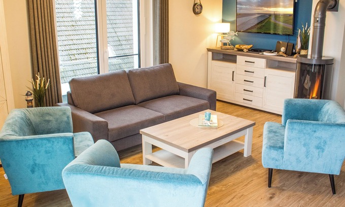 Butjadingen Apartment | Time out at Sielhuus - penthouse with a view. Sauna. Roof terrace. Exclusive.