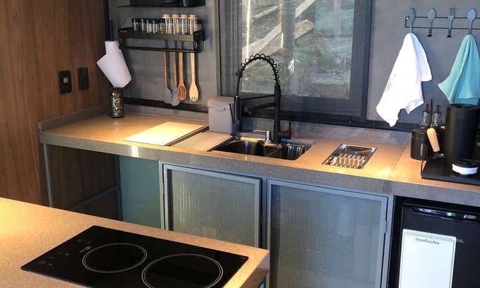 Rio das Pacas Cabin | Tiny House on the beach with sea view - Sattva Refuge