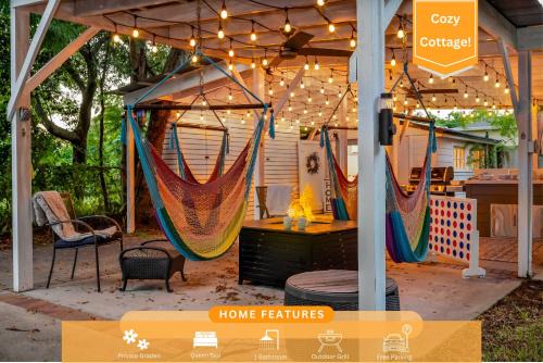 Fairvilla House | Tiny Cottage - 3 MI to Downtwn w Grill & Hammocks