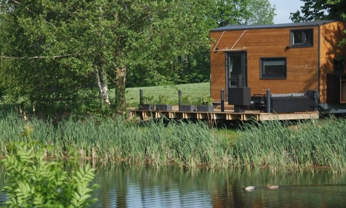 Buhlau Apartment | TinyHousebeiDresden1 am Naturteich, Sächs. Schweiz
