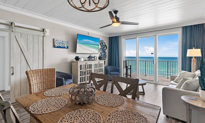 Miramar Beach Condo | Total Remodel | Gulf Views | Heated Pools/Hot Tubs | Gym | Pickleball/Tennis