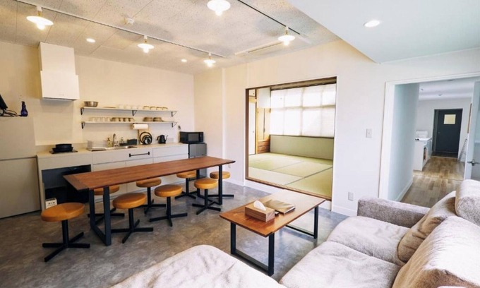 Konoka Onsen Apartment | Town Oasis STAY UWU 005 A semiopenair bath wit/Kochi Kōchi