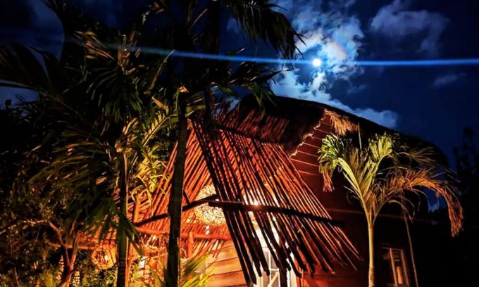 Isla Holbox Cabin | TreeHouse EcoChic/3 min walk beach/Wifi/AC/kitchen/King Size Bed
