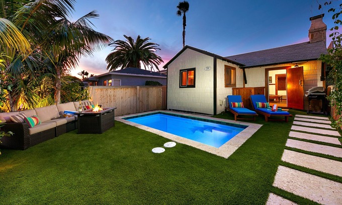 Beach Barber Tract House | Tropical Paradise-Pool & Hot Tub, walk to beach