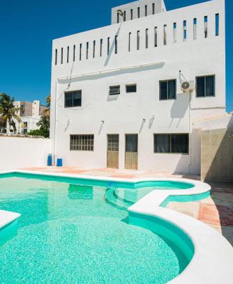 Chicxulub Pueblo Apartment | Twin villas for large groups, 1 block from beach