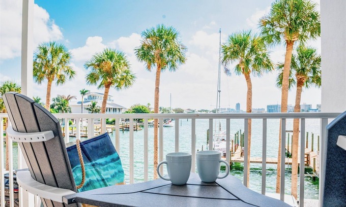 Clearwater Beach Condo | Two Side-by-Side Waterfront Condos! Perfect for 2 families or 4 couples