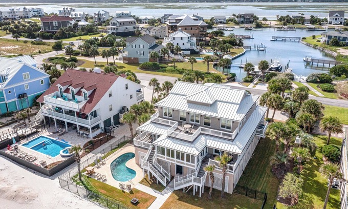 Inlet Harbour House | Two Views: Oceanfront Luxury with Pool & Exclusive Beachfront Living