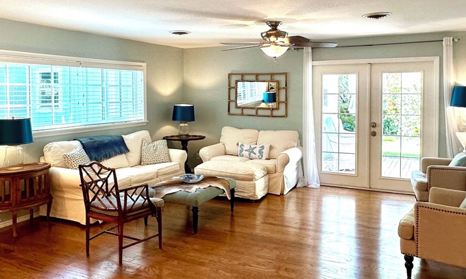 Wabasso Beach House | Ultra Clean, Light and Airy Coastal House with garage ~5 block walk to beach ~