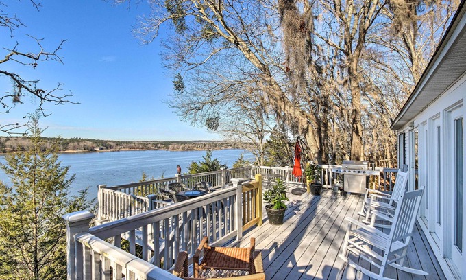 Camden House | Unique Camden Waterfront w/Spectacular Views!