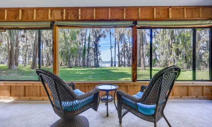 Melrose House | Unique Melrose Home w/Private Dock & Lake Access!