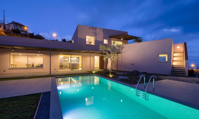 Ribeira Brava Apartment | Unobstructed views of the Atlantic Ocean and pool, large roof terrace