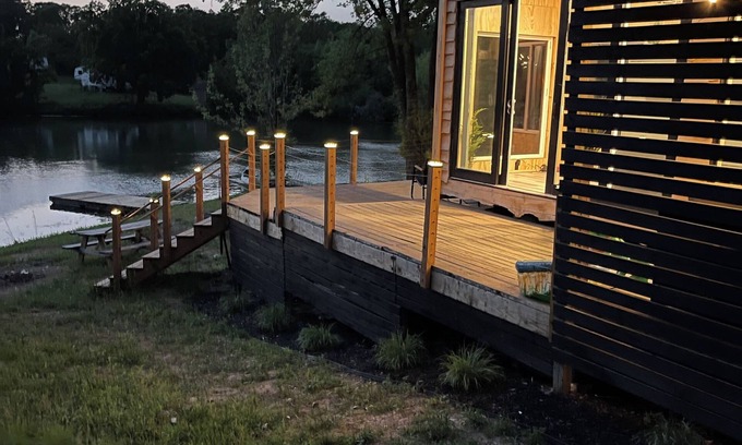 Odessa Cabin | Unplug and unwind in this charming loft cabin nestled on the water’s edge.