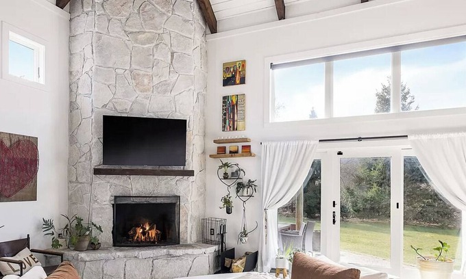 Culloden Shores House | Unwind in Montauk with a moments walk to a private bay beach and fenced in yard!