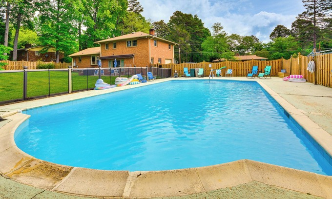 High Point House | Updated High Point Retreat w/Pool & Backyard