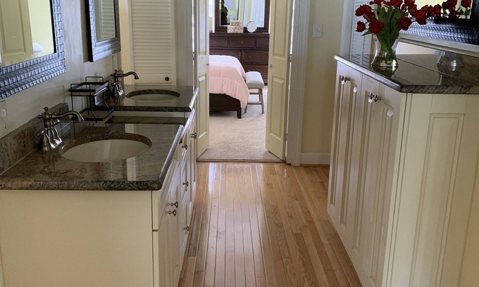 Chapel Hill Cottage | Upper Level- Beautiful 3 bed 2 1/2 bath cottage overlooking gorgeous golf course