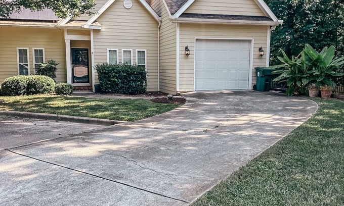 Cary House | Upscale Retreat in Cary, NC With Theater Room & Outdoor Fire Pit