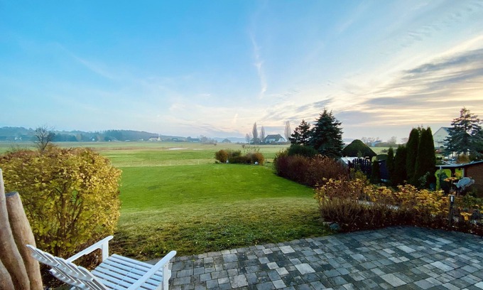 Middelhagen House | Vacation home with water view, large garden, 4 bedrooms, 2 bathrooms, sauna, fireplace