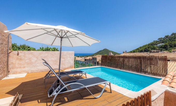 Capdepera House | Vacation Home "Can Binitu" with Sea View, Mountain View, Balcony, Garden & Pool