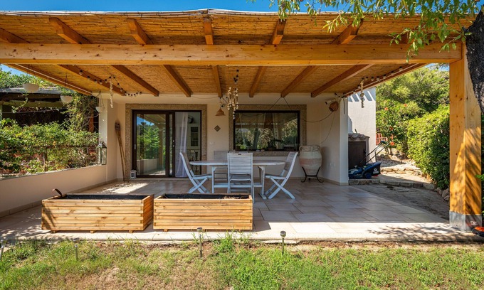 Villasimius House | Vacation Home 'Il Bouganville' with Mountain View, Terrace & Wi-Fi