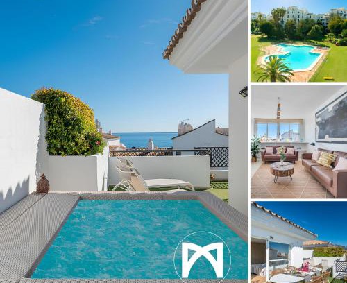 Puerto Banus Apartment | VACATION MARBELLA I Terrazas de Banus, Romantic, Jacuzzi, Pet-Friendly, Cosy Duplex Penthouse, 2min walk to Marina