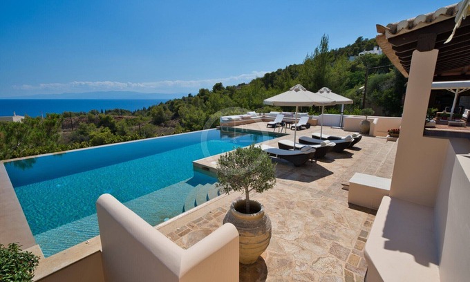 Porto Heli Villa | Victory, a gorgeous Villa with pool and stunning sea view