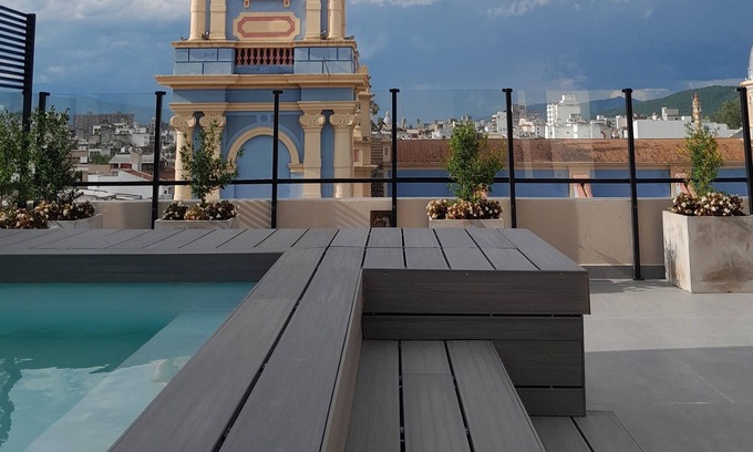 Salta Apartment | Viewpoint of the Vineyard and the Hills in the center of Salta