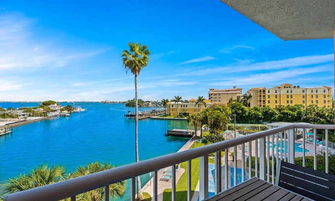 St. Pete Beach Condo | Views to Watch the Manatee/Beach/Location