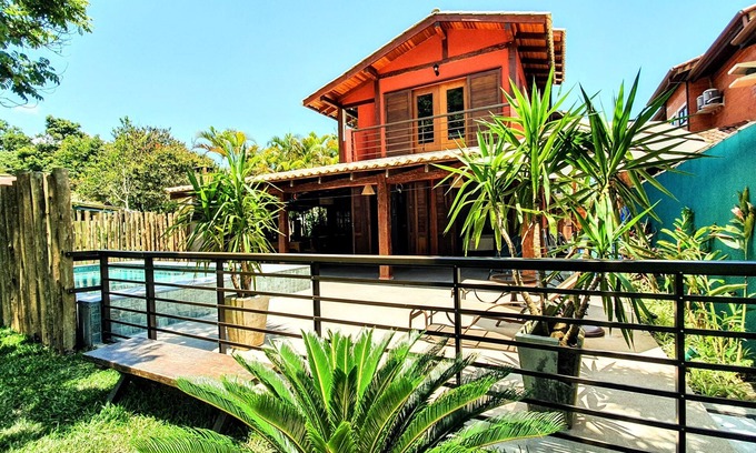 Guaeca House | VILA GUAECÁ - 5 SUITES WITH POOL | Cond. Pé na Areia| WONDERFUL