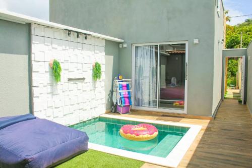 Barreira do Boqueirao House | Villa Beija-Flor 1 - Suíte alexa com piscina privativa