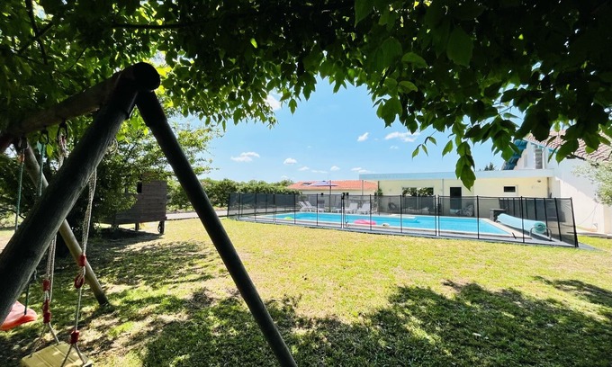 Audenge Villa | Villa du Vieux Bourg 4 - 15 Pers en Centre Ville et Piscine Chauffée