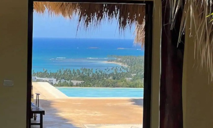 Las Terrenas House | Villa Estrella del Norte, 180 degree view on the ocean from your infinity pool