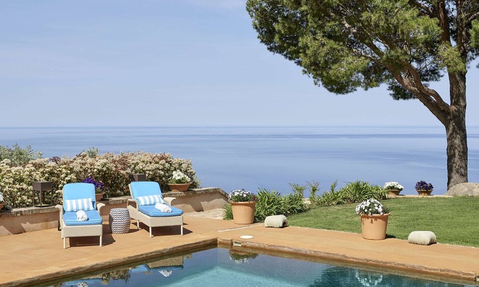 Deia Villa | "villa in Mallorca. Infinite Blue Over the Mountains of the Serra de Tramuntana"