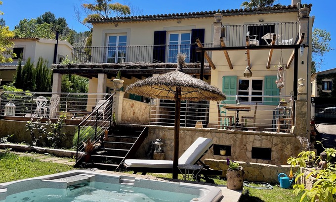 Puigpunyent Villa | Villa in Nature with Yoga Room, Peace and Tranquility