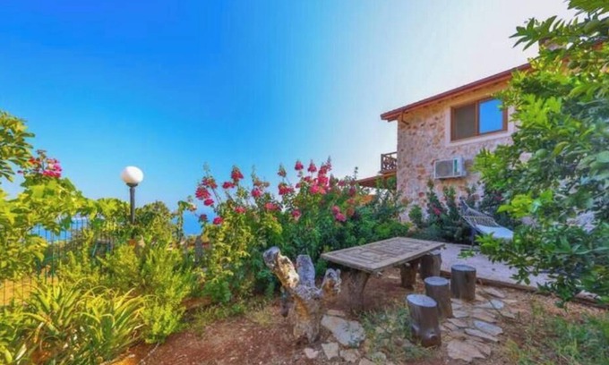 Kas Villa | Villa Kadim Villa with Amazing Mediterranean View