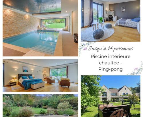 Chevreuse Villa | Villa Luxe vallée de Chevreuse - Piscine intérieure chauffée - 14 pers - Le relais des clefs