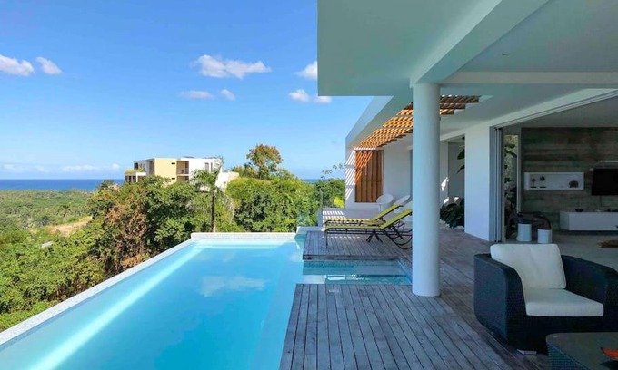 La Ceiba Villa | Villa MIRAZUL - Vue mer et piscine à débordement
