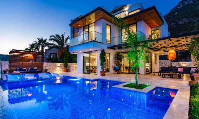 Kalkan Villa | Villa Phi with heated indoor pool