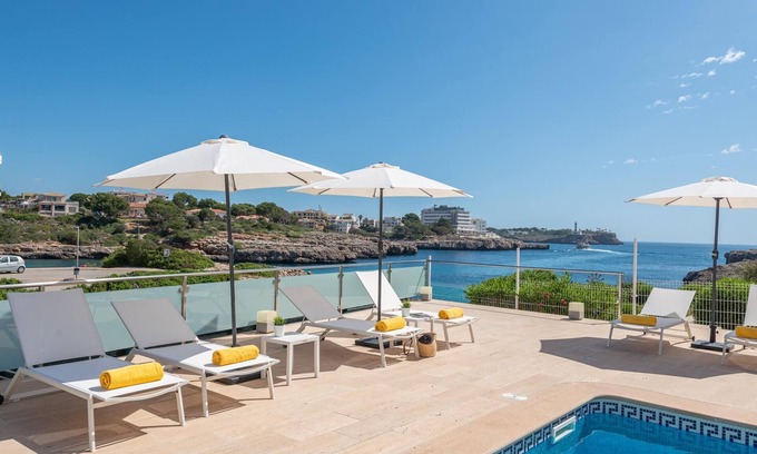 Cala Marcal Villa | Villa Sa Caleta with Sea Views, Pool, Sauna, and Jacuzzi