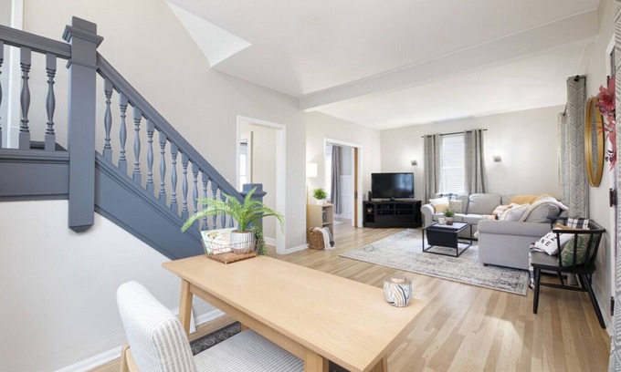 Highland Square House | Walk to Highland Square, Hot Tub, Sleeps 8!