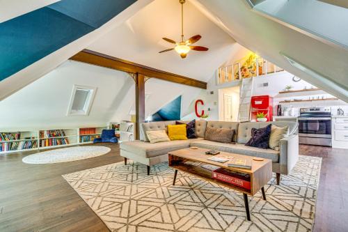 Downtown Little Rock Apartment | Walk to Main St Eclectic Gem in Little Rock