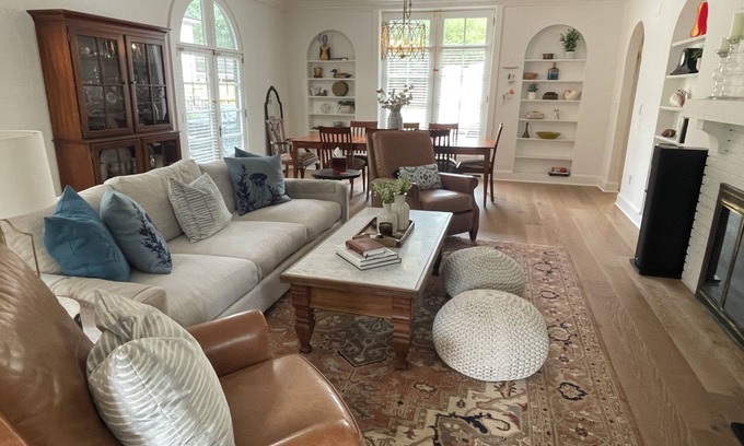 Neptune Beach House | Walk to the beach or the park! Family sized home!