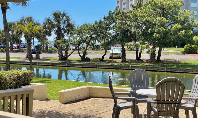 Arcadian Shores Villa | WATER VIEWS WALK 2 BEACH GREAT RENO FULL ACCESS 8C