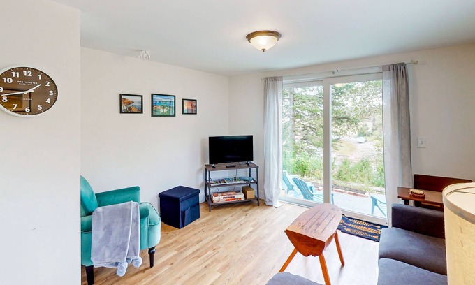 Lubec House | Waterfront adobe with a firepit, grill, board games, and W/D - dog-friendly