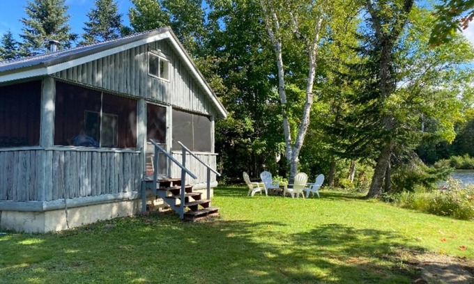 Sinclair Cabin | Waterfront cabin with access to Long Lake and Mud Lake.