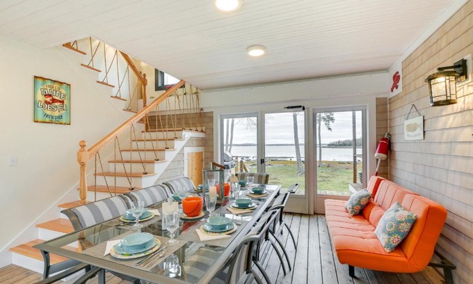 Deer Isle Apartment | Waterfront Deer Isle Apartment with Fire Pit