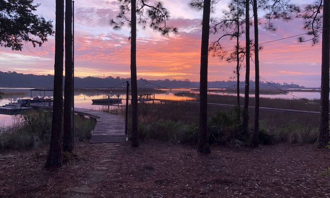 St. Marys House | Waterfront home with a dock and beautiful views