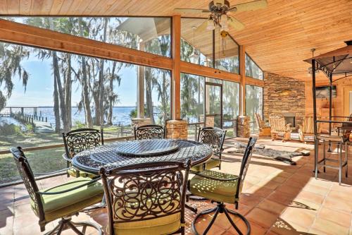 Welaka House | Welaka House with Private Dock on St Johns River