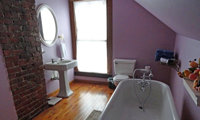Old East Hill Apartment | Welcome To Our Newest Addition -- The Suite Victorian Tub