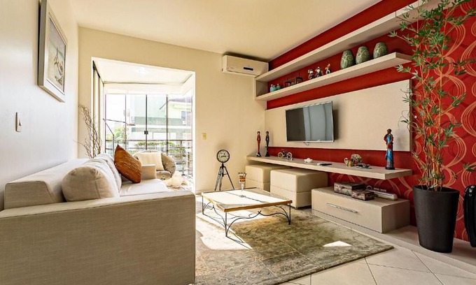 Jurere Apartment | WI-FI 200MB | Churrasqueira na Sacada #JA10