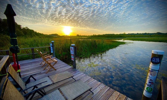 Citrus Springs House | 🎣Withlacoochee Riverfront Retreat🦆A-Frame/Boardwalk/Dock/Hot-Tub🐊